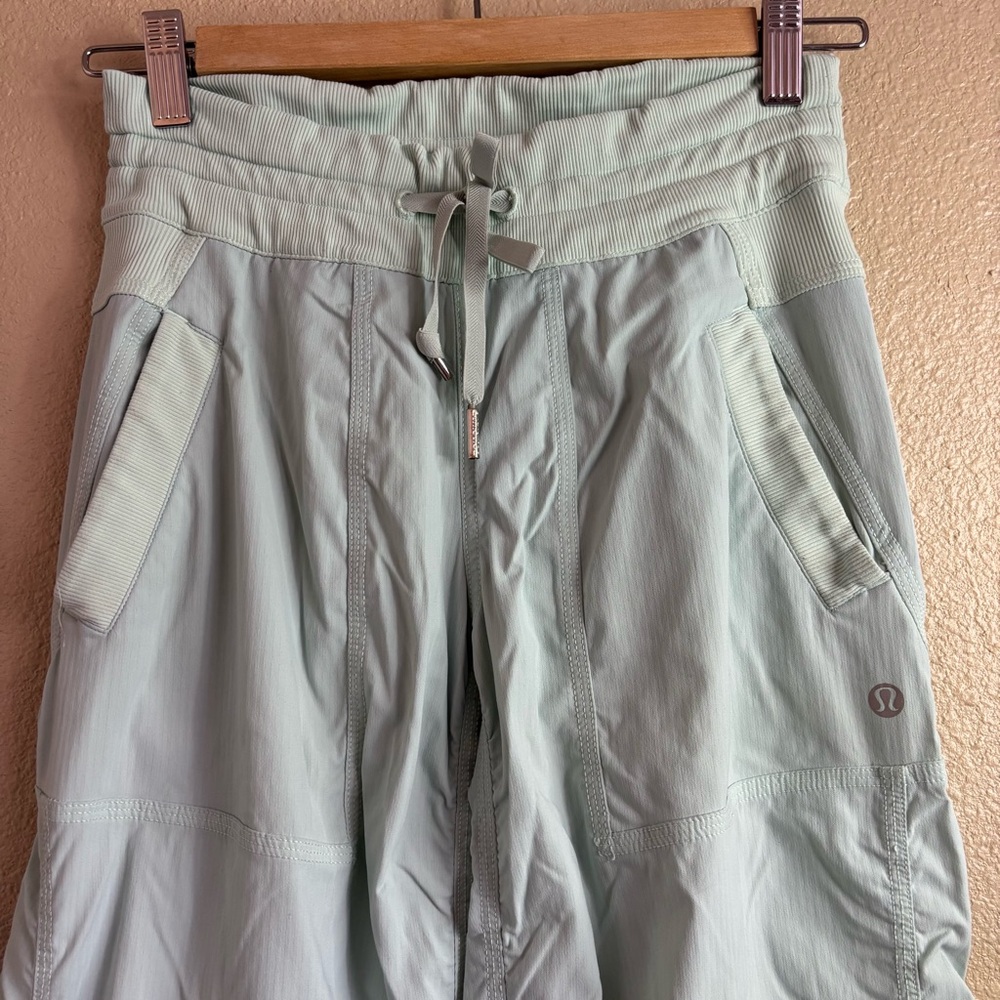 Lululemon Dance Studio Mid-Rise Pant, Wide Leg, Mint Green Color size 2 - Picture 2 of 15